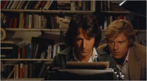 روبرت ريدفورد وداستن هوفمان من فيلم «كلّ رجال الرئيس»