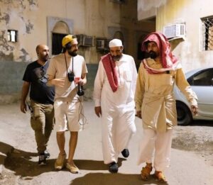 أسامة القس مع المخرج وائل ابو منصور