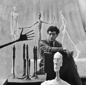 الرسام والنحات ألبيرتو جياكوميتي سنة 1951