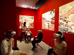 مشاهدون يطلعون على شريط 360 درجة تحية لأندرسون