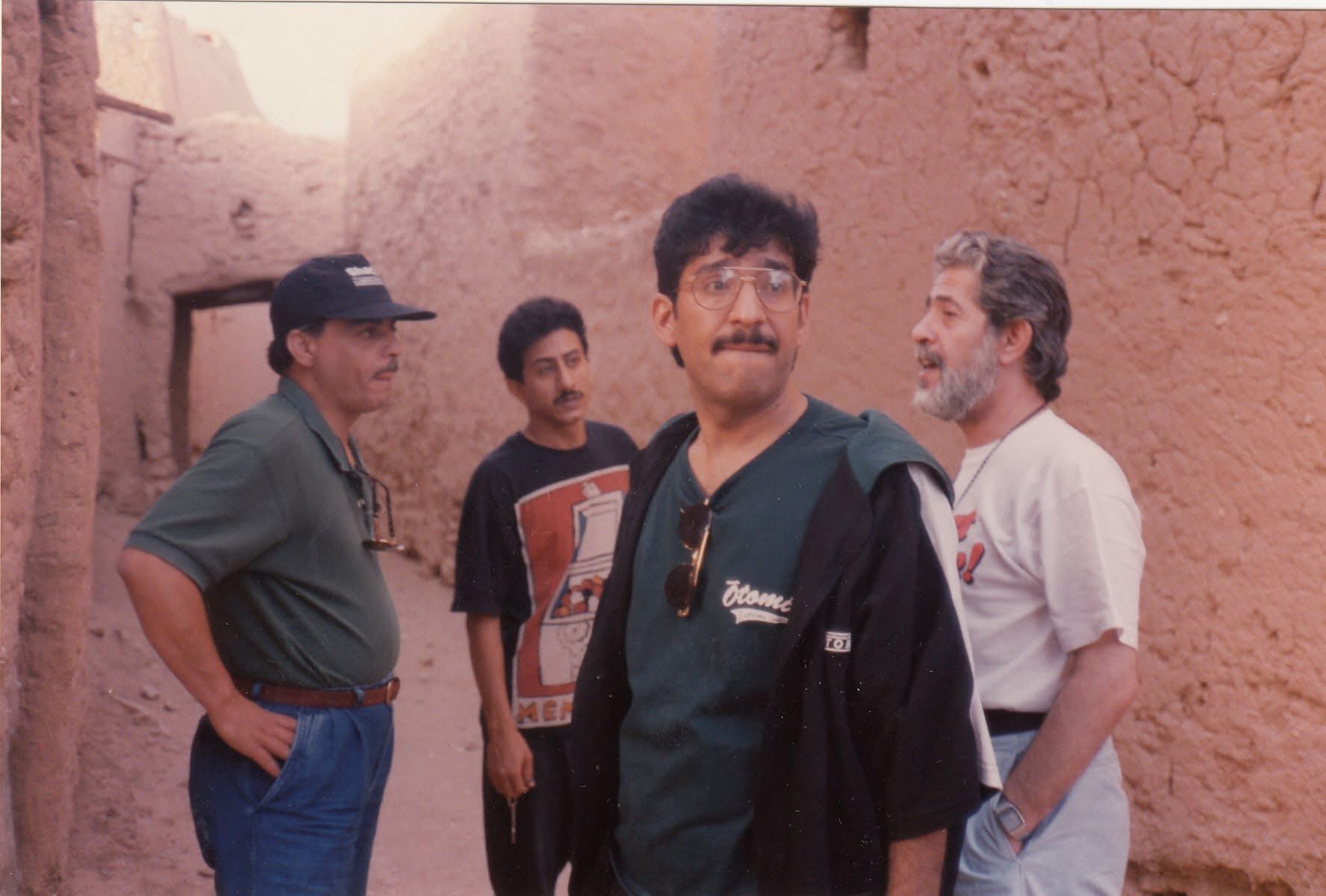 ناصر القصبي والمنتج صالح الفوزان و عبدالله السدحان 